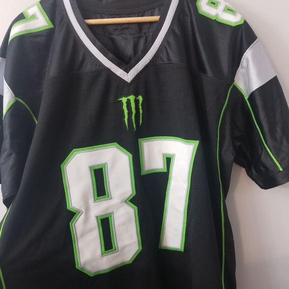 Autographed Rob Gronkowski 87 Jersey Rare Monster Energy New England Patriots XL - Picture 5 of 16